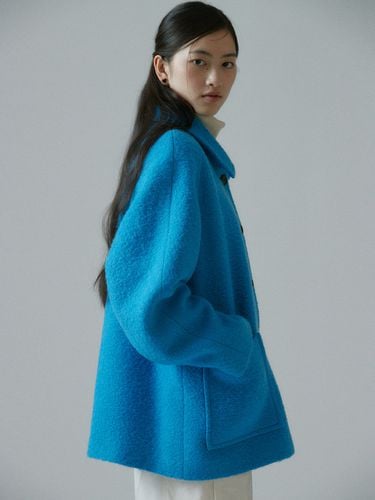 Boucle Raglan Half Coat_2 color - SPRING CROCUS - Modalova