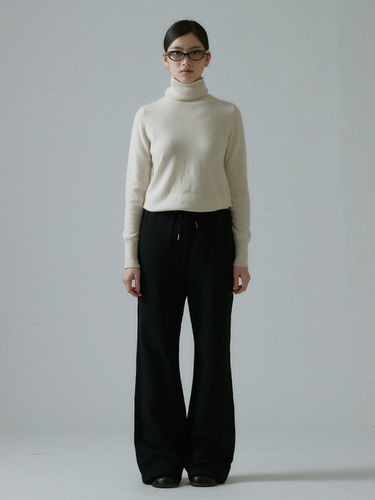 String Wide Pants Black - SPRING CROCUS - Modalova