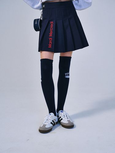 Logo Embroidered Pleated Mini Skirt - Mardi Mercredi Actif - Modalova