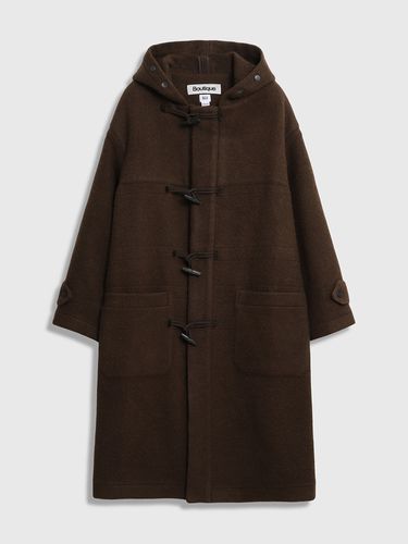 Alpaca Duffle Coat - Brown - 86d - Modalova