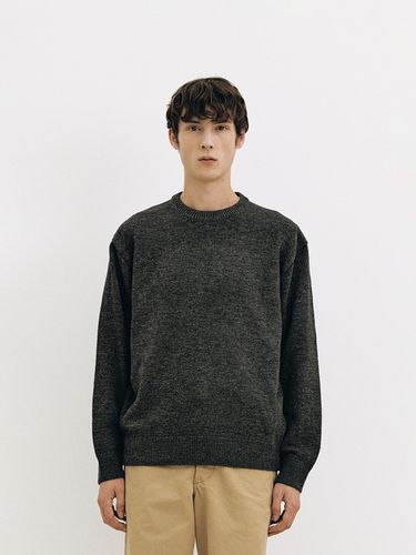 Wool Basic Sweater - Charcoal - theweatherisawesome - Modalova