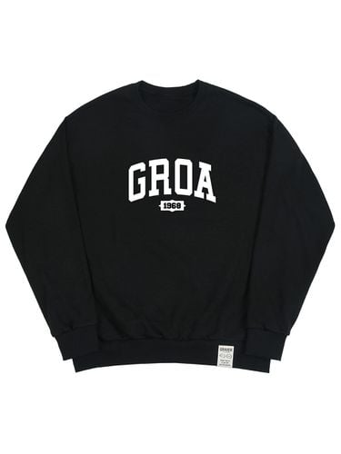 GROA Arched Logo 1968 Sweatshirt - Black - GRAVER - Modalova