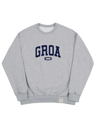 GROA Arched Logo 1968 Sweatshirt - Gray - GRAVER - Modalova