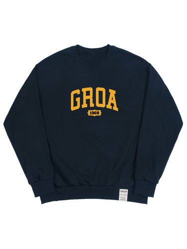 GROA Arched Logo 1968 Sweatshirt - Navy - GRAVER - Modalova