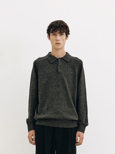 Park Collared Sweater - Charcoal - theweatherisawesome - Modalova