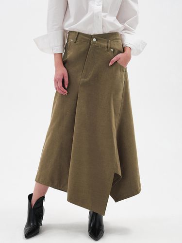 Oblique Asymmetrical Skirt_2 Color - MAGJAY - Modalova