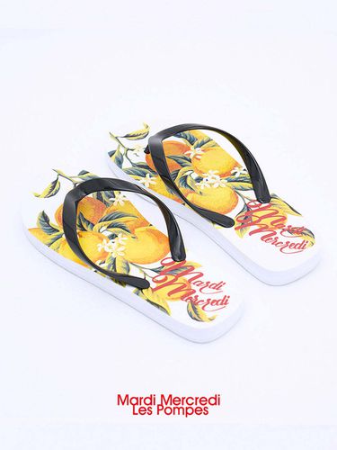 Flip Flops_White - MARDI MERCREDI LESPOMPES - Modalova