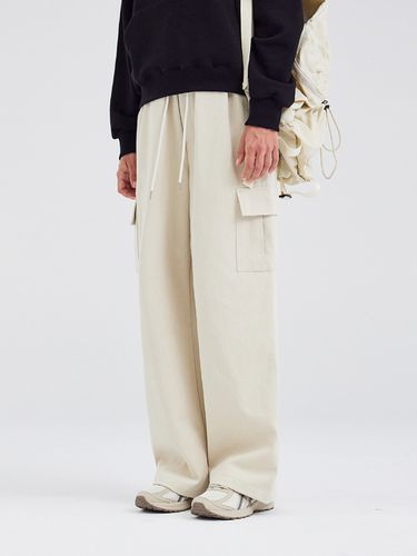 Bio Washed Cotton Cargo Pants - mellurbane - Modalova