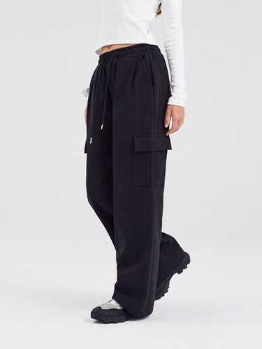 Bio Washed Cotton Cargo Pants - mellurbane - Modalova