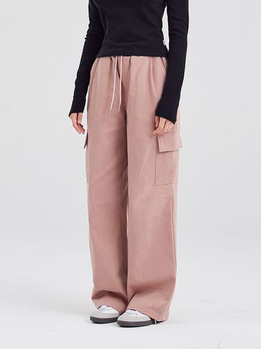 Bio Washed Cotton Cargo Pants - mellurbane - Modalova