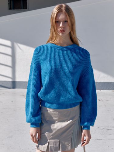 RAFAEL Semi Oversized Alpaca Blended Knit Sweater - MUSEE - Modalova