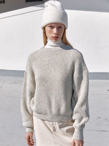 RAFAEL Semi Oversized Alpaca Blended Knit Sweater - MUSEE - Modalova