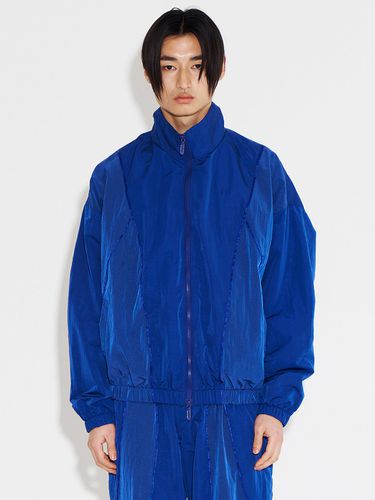 Color Mix Piping Track Jumper Jacket _ - NUAKLE - Modalova