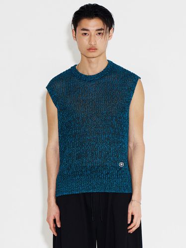 Multi Color Knit Vest _ Blue - NUAKLE - Modalova