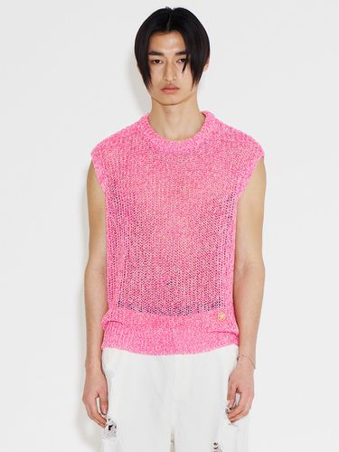 Multi Color Knit Vest _ Pink - NUAKLE - Modalova