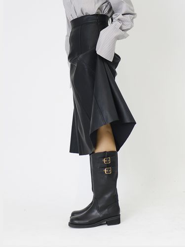 Noton Biker Boots Black - CHERTOI SEOUL - Modalova