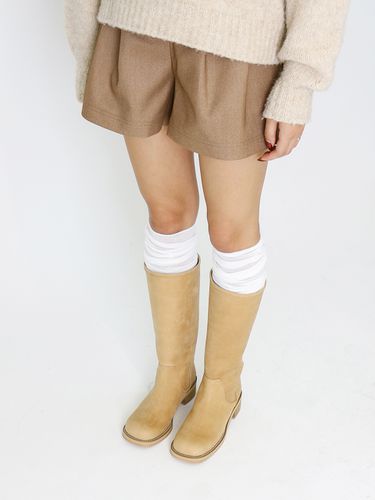 Nordic Long Boots Beige - CHERTOI SEOUL - Modalova