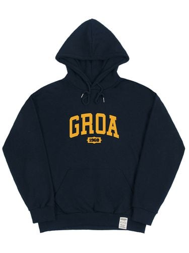 GROA Arch Logo 1968 Hoodie_Navy - GRAVER - Modalova