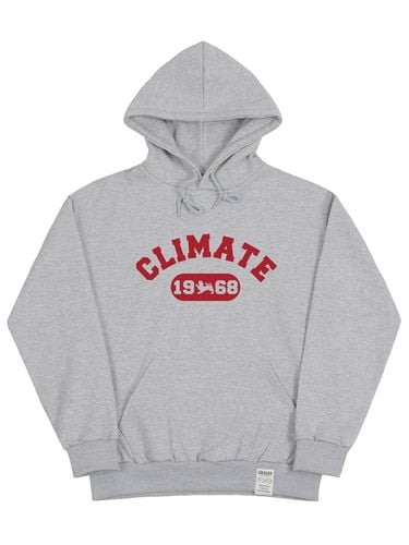 CLIMATE Logo 1968 Hoodie_Grey - GRAVER - Modalova