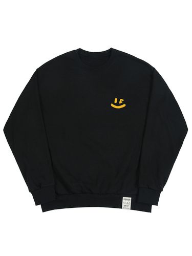 Spray Small Drawing Smile Sweatshirt_Black - GRAVER - Modalova