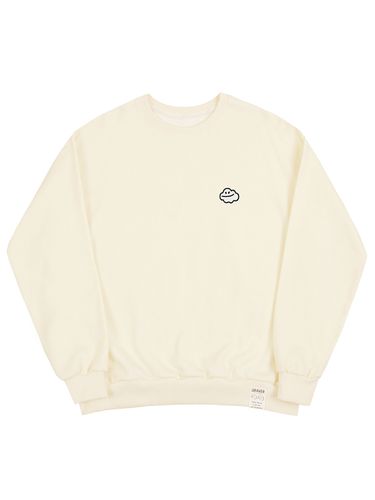 Cloud Smile Embroidery Sweatshirt - GRAVER - Modalova