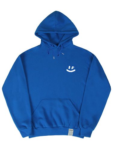 Spray Small Drawing Smile Hoodie_Cobalt Blue - GRAVER - Modalova