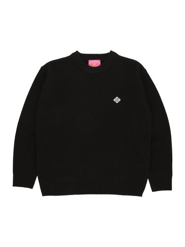 Basic Crewneck Knit Sweater_Black - COMONINOZ - Modalova