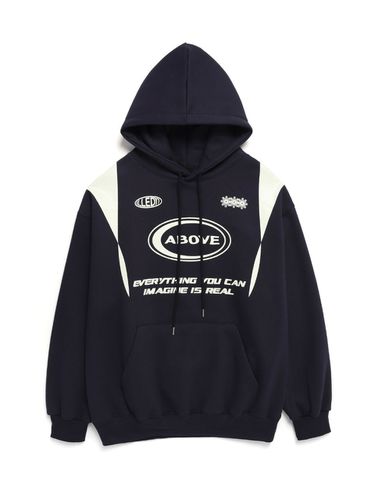 Above Logo Hoodie - Navy - ILLEDIT - Modalova