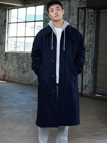 OG Wool Balmacaan Coat_Navy - OFFGRID - Modalova