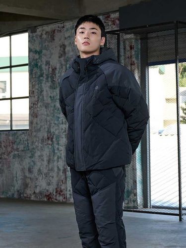 Cordura Nylon Hood Down Jacket_Charcoal - OFFGRID - Modalova