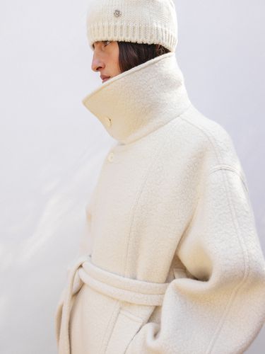 Funnel-neck Half Coat - RRACE - Modalova