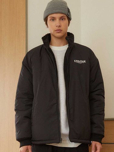 Urban Reversible Fleece Jacket_Black - URBANAGE - Modalova