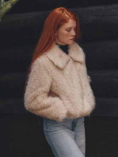 Hairy Eco Fur Jacket - FRRW - Modalova