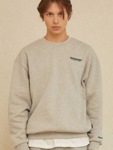 Sensitive Sweatshirt_Melange Gray - URBANAGE - Modalova