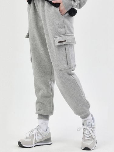 Cargo Jogger Training Pants_Melange Gray - URBANAGE - Modalova