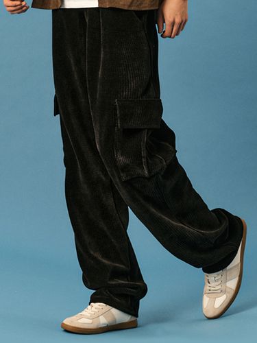 Napping Corduroy Wide Cargo Pants _ - KOLEAT - Modalova