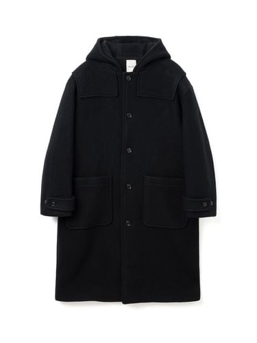 Cunningham Hooded Long Coat _ Black - Nocle - Modalova