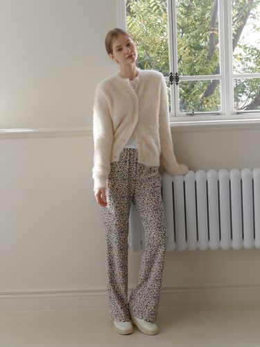 Flower Velvet Pants - YUPPE - Modalova