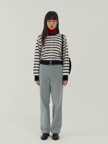 Lyon Stripe Cardigan_Black - sienne - Modalova