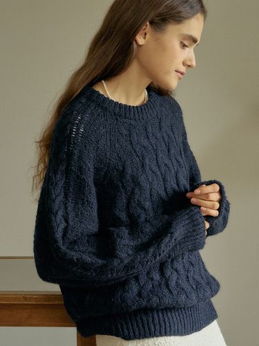 T Cozy Alpaca Cable Knit - ANEDIT - Modalova