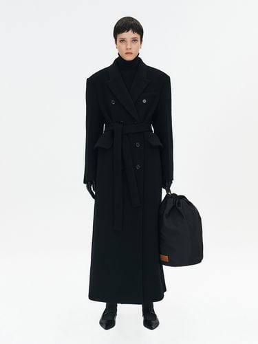 Tailored Oversized Cashmere-wool Blend Long Coat - GABRIEL LEE - Modalova