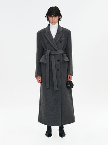 Tailored Oversized Cashmere-wool Blend Long Coat - GABRIEL LEE - Modalova