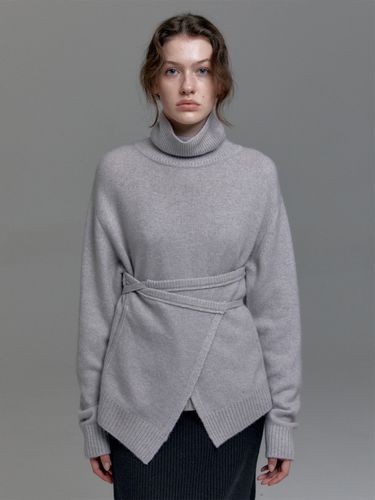 Cashmere Tie Detail Knit Top - Carriere - Modalova