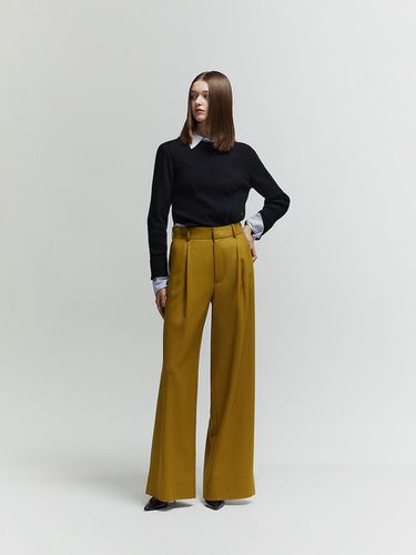 Mid-rise One Tuck Wide Pants - L’H.A.S - Modalova