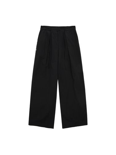 Drawstring Wide Pants - Black - Matin Kim - Modalova