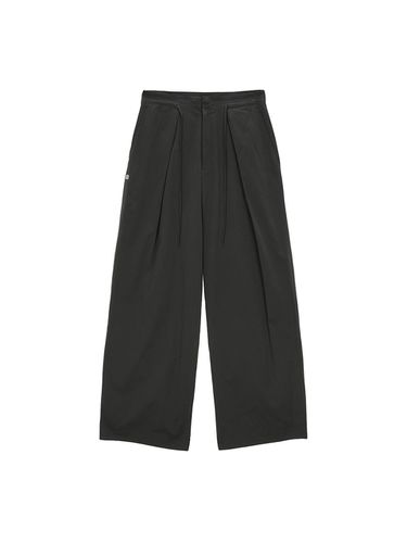 Draw String Wide Pants - Charcoal - Matin Kim - Modalova