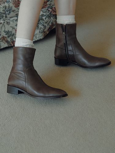 Etei Ankle Boots_Brown - pieton - Modalova