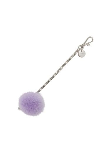 Tiny Pompom Bullet Chain_Purple - vunque - Modalova