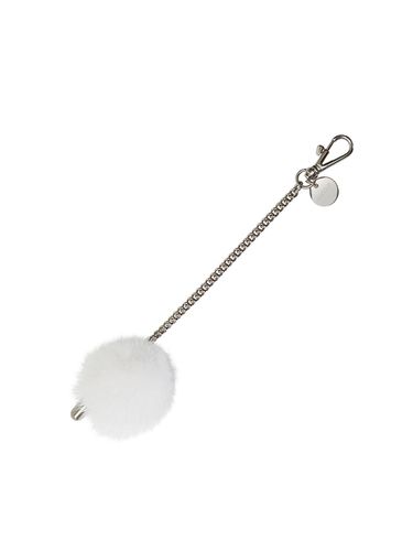 Tiny Pompom Bullet Chain_White - vunque - Modalova