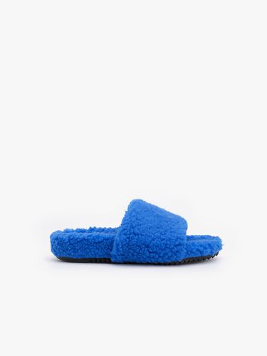 Soft Shearing Mules _ Blue - LE MOWE - Modalova